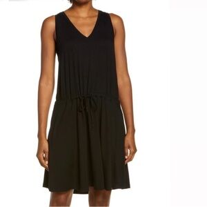 Sweaty Betty Heath Green Take It Easy Drawstring Sleeveless Small Dress